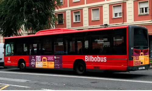 Publicidad en autobuses de Bilbao - Bilbobus . Estándar