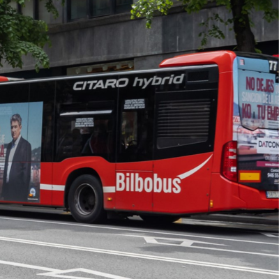 Anunciarse en autobuses de Bilbao - Bilbobus